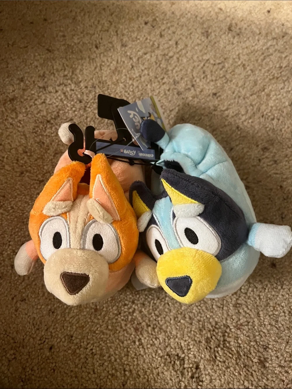Bluey and Bingo Slippers. Kids Size 7/8